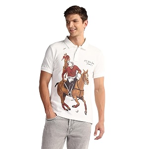 U.S. Polo ASSN. Printed Polo T Shirts