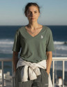 U.S. POLO ASSN. Printed Women V Neck