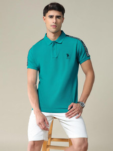 U.S. POLO ASSN. Solid Men Polo Neck