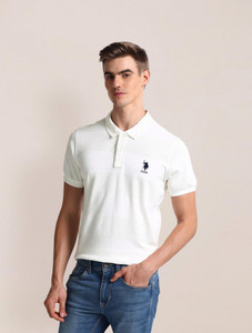 U.S. POLO ASSN. Solid Men Polo Neck