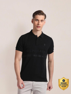 U.S. POLO ASSN. Solid Men Polo Neck