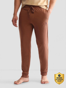 us polo assn men solid beige track pants