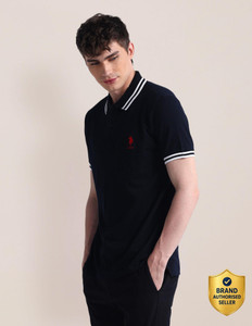 U.S. POLO ASSN. Solid Men Polo Neck