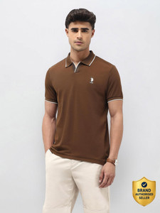 U.S. POLO ASSN. Solid Men Polo Neck