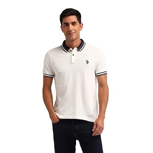 U.S. Polo ASSN. Solid Slim Fit Polo