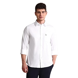 U.S. Polo ASSN. Solid Tailored Fit Cotton