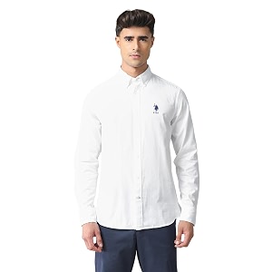 U.S. Polo ASSN. Solid Tailored Fit Shirt