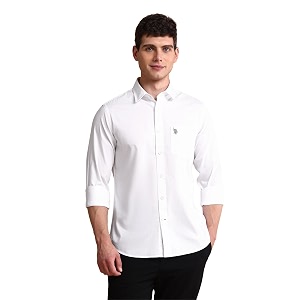 U.S. Polo ASSN. Solid Tailored Fit Cotton