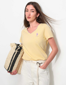 U.S. POLO ASSN. Solid Women V Neck