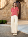 U.S. POLO ASSN. Solid Women Polo Neck