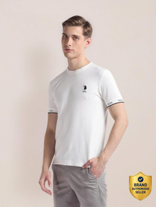 U.S. POLO ASSN. Striped Men Round Neck