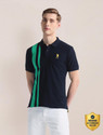 U.S. POLO ASSN. Striped Men Polo Neck