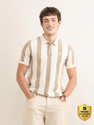 U.S. POLO ASSN. Striped Men Polo Neck
