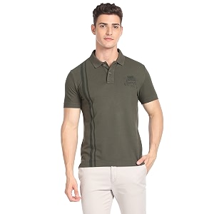 U.S. Polo ASSN. Striped Slim Fit Polo
