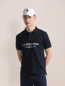 U.S. POLO ASSN. Typography Men Polo Neck