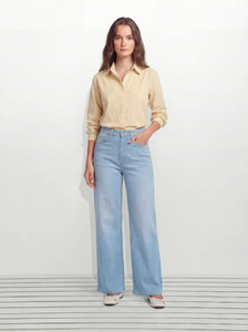 U.S. POLO ASSN. Wide Leg Women Blue
