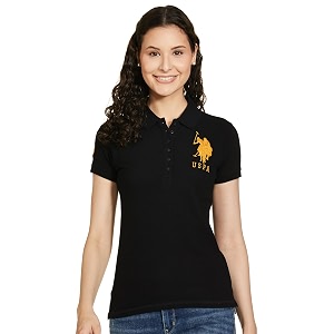 U.S. POLO ASSN. Womens Regular Fit Polo
