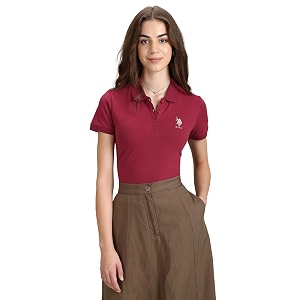 U.S. Polo ASSN. Womens Cotton Slim Fit