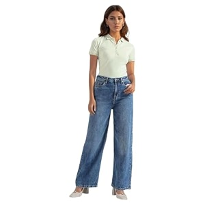U.S. Polo ASSN. Womens Loose High Rise