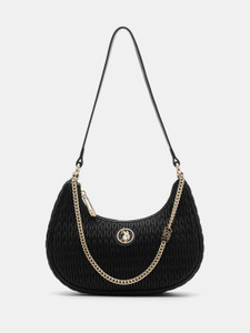 U.S. POLO ASSN. Women Black Shoulder Bag