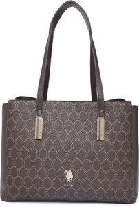 U.S. POLO ASSN. Women Brown Tote