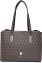 U.S. POLO ASSN. Women Brown Tote
