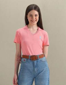 U.S. POLO ASSN. Women Solid Polo Neck