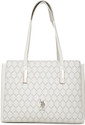 U.S. POLO ASSN. Women White Tote
