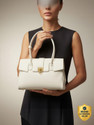 U.S. POLO ASSN. Women White Satchel