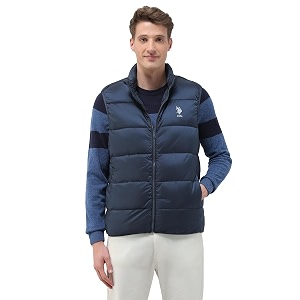 U.S.Polo Association Mens Regular Fit Packable Puffer