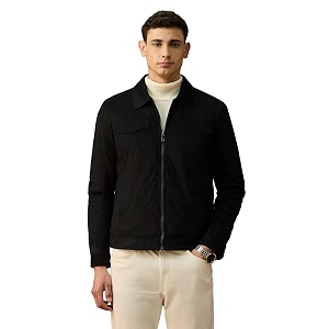 U.s.polo association mens solid regular fit jacket