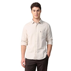 U.s.Polo Association Mens Solid Tailored fit Shirt