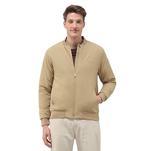 U.S.Polo Association Mens Solid Regular Fit Bomber