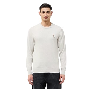 U.s.Polo Association Mens Solid Regular fit Sweater