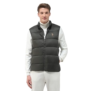 U.S.Polo Association Mens Regular Fit Packable Puffer