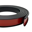 U Shape Plywood Edge Banding, Fit 3/4 inch Edge, Desk Edge Protector, Self-Adhesive Edge Trim for Veneer, Furniture, Countertop, Table, Sheet Metal, Black, 20Ft