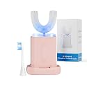 U-Shaped Electric Toothbrush for Adults, Electric Toothbrush with IPX7 Waterproof, ultrasonic Toothbrush with 4 Cleaning Modes & 3 Light Modes