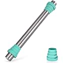 U-Taste Adjustable Rolling Pin, 18/8 Stainless Steel Fondant Roller, Teal