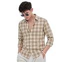U TURN Men39s Casual Plaid Button-Down Shirt