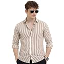 U TURN Men39s Casual Printed Striped Stylish