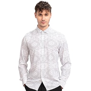 U TURN Mens Cotton Casual Semi Formal
