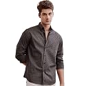 U TURN Men39s Cotton CasualSemi Formal Slim