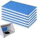 U0U 6 Pieces Paint Booth Filters,Portable Spray Booth Filter, Paint Booth Exhaust Filters for Replace Airbrush Spray Booths Paint Booth