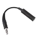 U174 Converter for Various Devices Easy Conversion with Compatible Headsets Ergonomic Design for Comfortable Grip Converter Seamless Transition Between & Civilian Wiring Headphone