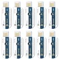 U30T 10 Pack USB Temperature Data Logger Single Use Temp Recorder with PDF and Excel Recording Thermometer 14400 Points High Accuracy 30 Days Cold Chain Transportation Fresh Tag