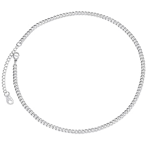 u7 mens necklace 18k gold plated stainless steel 3mm wide cuban link chain short choker 14 inch