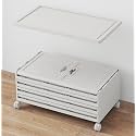 UAMFURI additional Extra Large Lids for 175/180QT storage bins, 2-pcs Lids only（29.5''W*19.7''D） (White-2pcs, 175QT/180QT)