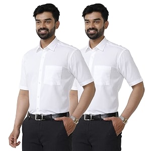 UATHAYAM Double Treat Cotton Half Sleeve Solid