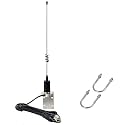 UAYESOK Stainless Steel Marine VHF Antenna, 15 Inch Low Profile