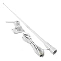 UAYESOK VHF Marine Base Antenna 48 Inch Fiberglass Boat Antenna